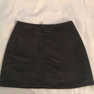 Suede Skirt